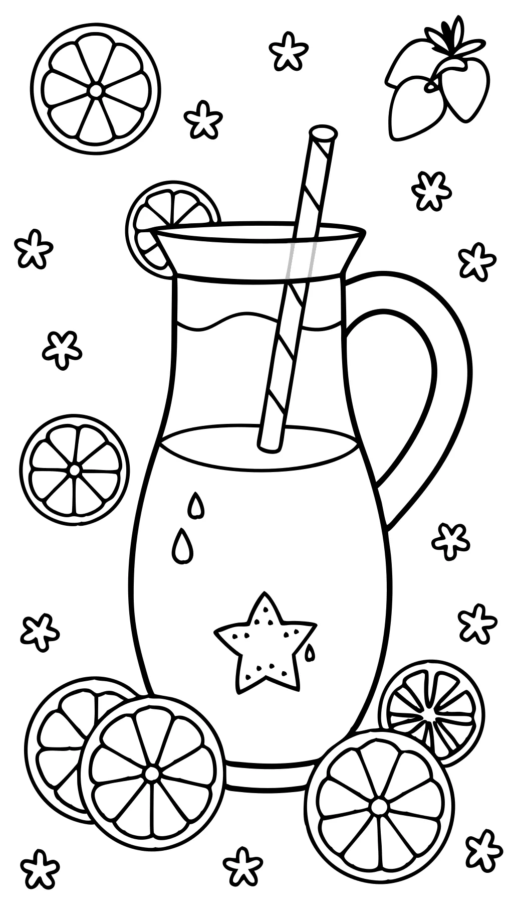 lemonade coloring pages